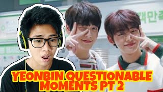 TXT Yeonbin Questionable Moments Part 2 Reaction [upl. by Dhar173]