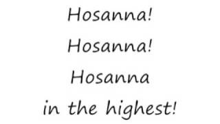 Hosanna  Vineyard lyrics [upl. by Arahs478]