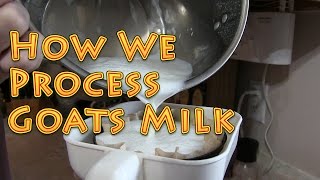 How To Process Goats Milk [upl. by Lehcir128]