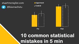 Ten Statistical Mistakes in 5 Min [upl. by Alleroif]