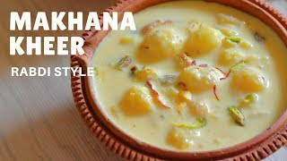 Makhane Ki Kheer Recipe  Makhana Kheer Recipe Hindi [upl. by Nannie]