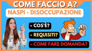 NASPI  Come fare domanda di disoccupazione [upl. by Liw]