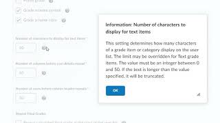 Grades Tool – Settings [upl. by Otreblon]