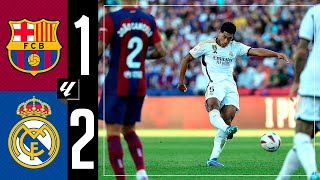 Barcelona 12 Real Madrid  HIGHLIGHTS  LaLiga 202324 [upl. by Yoral]