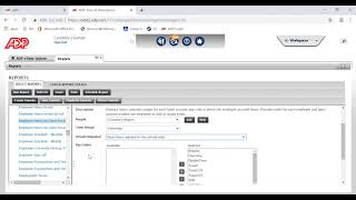 ADP Manager Training How to schedule reports [upl. by Nakada]