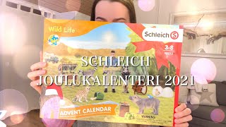 SCHLEICH JOULUKALENTERI 2021 [upl. by Eelydnarb]