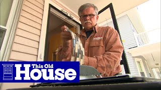 How to Install a Glass Tile Backsplash  This Old House [upl. by Zinck]