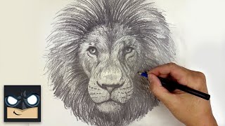 How To Draw a Lion  YouTube Studio Sketch Tutorial [upl. by Julio468]