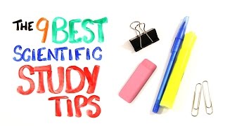 The 9 BEST Scientific Study Tips [upl. by Eannej]