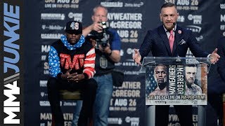 Mayweather vs McGregor World Tour Los Angeles full press conference [upl. by Valaree182]