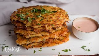 Grated potato fritters ready in a few minutes [upl. by Ajnin562]