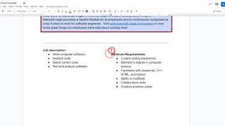 Google Docs  How to Section a Page into Columns [upl. by Uphemia]