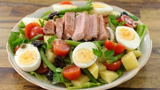 Nicoise Salad Recipe  How to Make Nicosie Salad [upl. by Pratte]