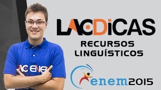 Recursos Linguísticos  Língua Portuguesa  Dicas Enem 2015 [upl. by Acemahs1]