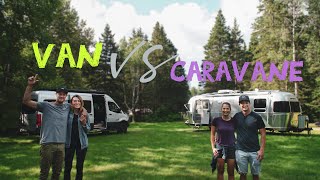 Van vs Caravane Quel est le meilleur véhicule pour voyager [upl. by Ottie]