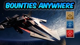 HOW TO GET BOUNTIES IN ORBIT  Acquire Bounties using Destiny 2 Companion App [upl. by Ynohtnad981]