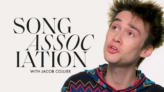 Jacob Collier Sings quotMoon Riverquot Daniel Caesar amp The Beatles in a Game of Song Association  ELLE [upl. by Renba]