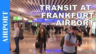 TRANSIT WALK AT FRANKFURT Airport FRA Terminal 1  Connection Flight Transfer Arriving amp Departing [upl. by Notsa]