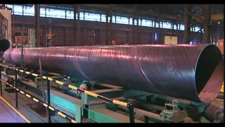 Spiral Welded Pipe Manufacturing Process [upl. by Alrzc]