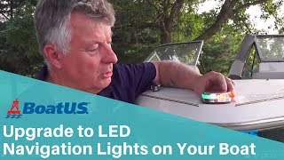 Installing LED Boat Navigation Lights  BoatUS [upl. by Kennett]