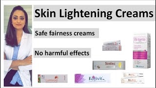 Safe skin lightening creams how to reduce dark spots  best fairness creams  dermatologist [upl. by Emaj]