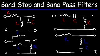 RLC Band Stop Filters and Band Pass Filters [upl. by Aeret]