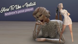 How To Install amp Use Andrews Pose Player  The Sims 4 Tutorial [upl. by Ursola]