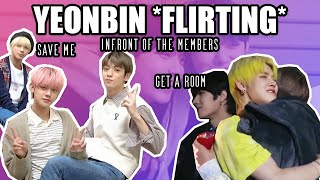 Soobin and Yeonjun flirting and ignoring the other members yeonbin questionable moments [upl. by Tempest]