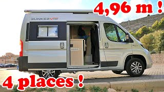 Bunkervan Urban  un minuscule fourgon de 496 m pour 4 personnes [upl. by Llerrah]